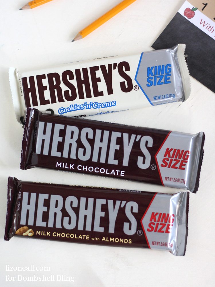 Free printable candy bar wrappers for back to school teach gift giving