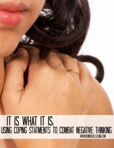 A simple way to combat negative thinking in everyday life.