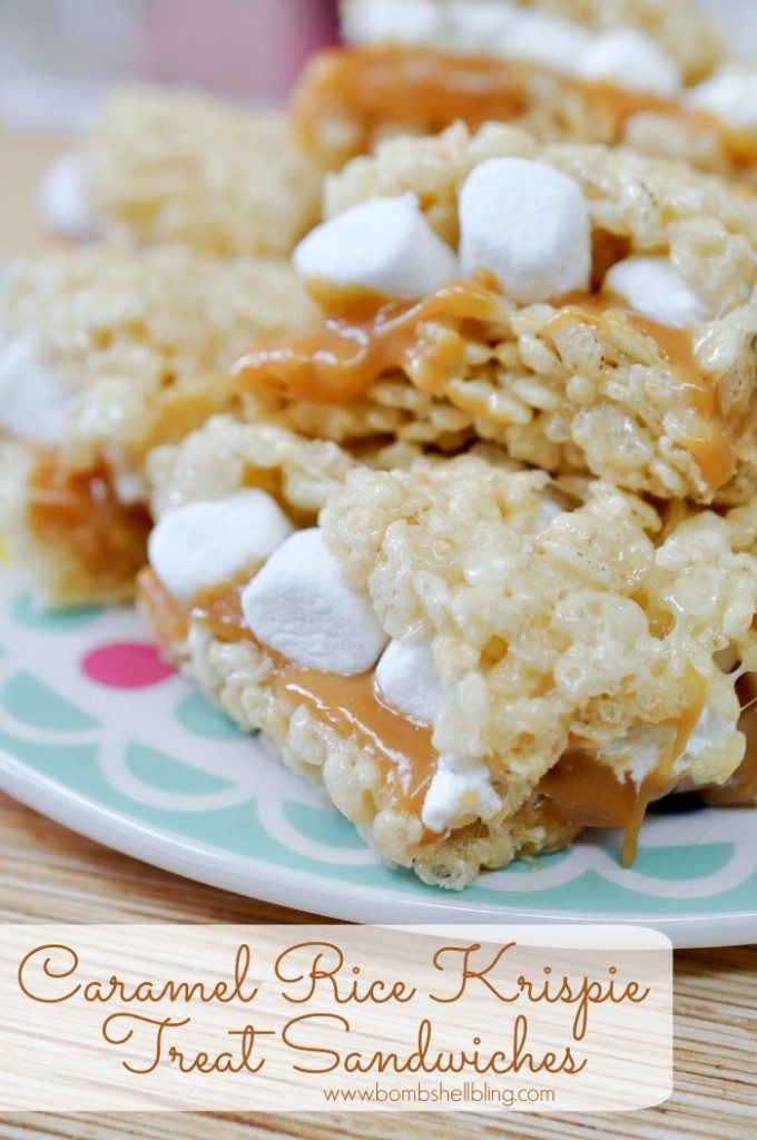 Caramel Rice Krispie Treats Recipe