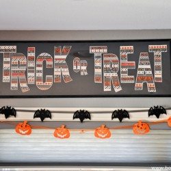 TRICK OR TREAT Washi Tape Sign