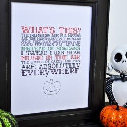 What’s This: The Nightmare Before Christmas Printable