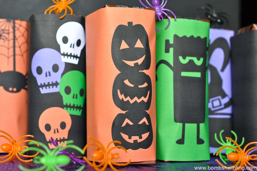 FREE Printable Halloween Milk Box Wrappers-1