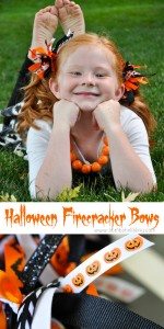 Halloween Firecracker Bows Tutorial