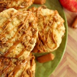 Streusel Topped Caramel Apple Muffins