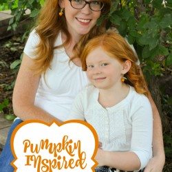 Pumpkin Inspired Earrings