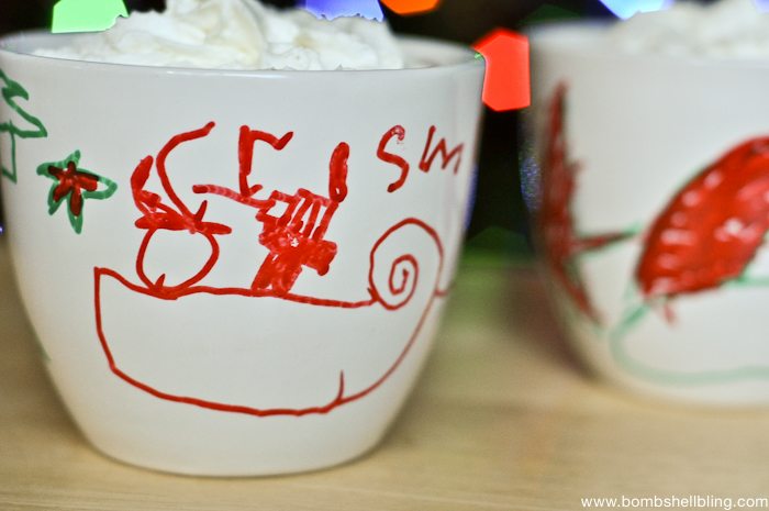 Painters Christmas Mugs Kid Craft-4