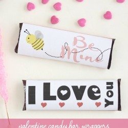 Valentine Candy Bar Wrappers Printable