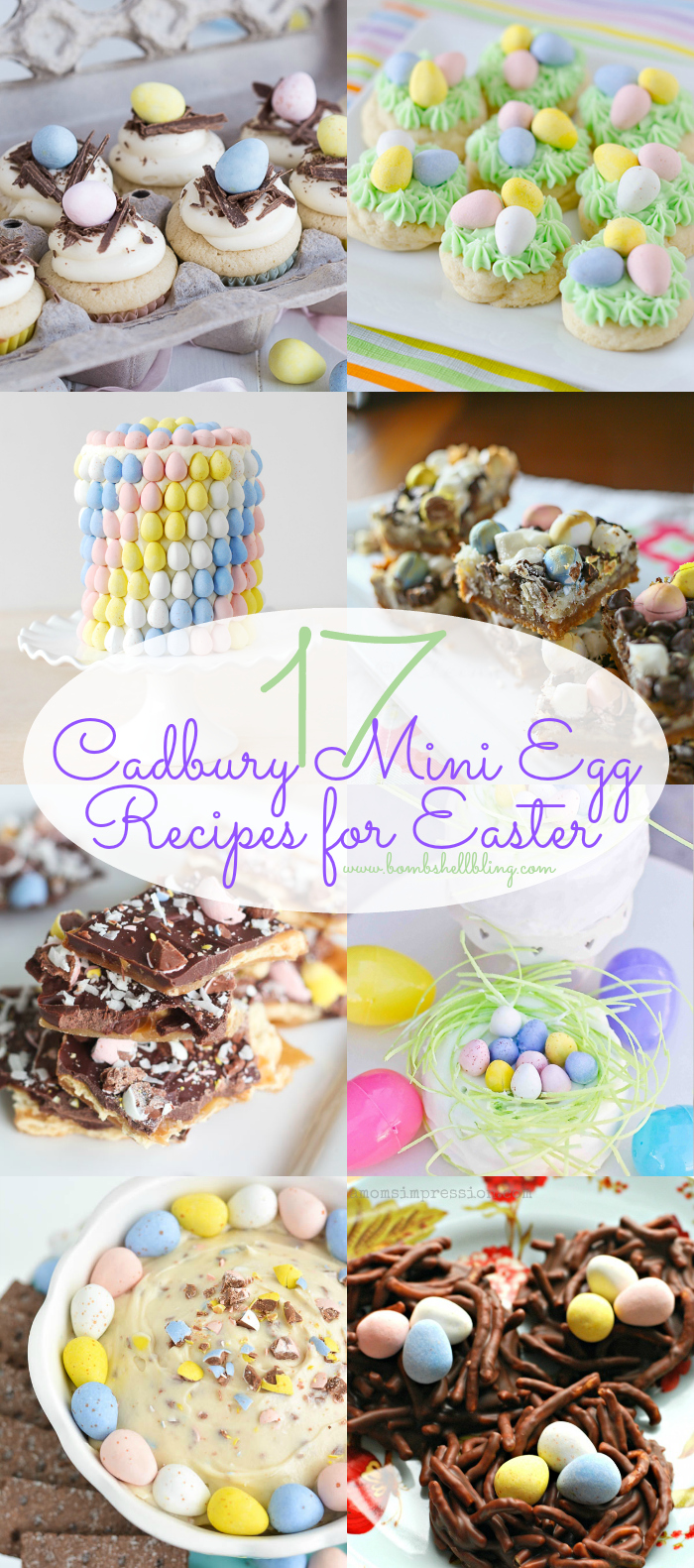 These are 17 of the best Cadbury Mini Eggs recipes from around the internet. Perfect for Easter baking all Easter season long!