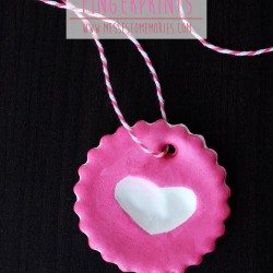 Heart Fingerprint Ornaments