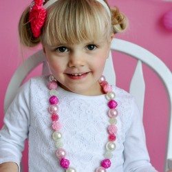 Flower Toddler Necklace Tutorial
