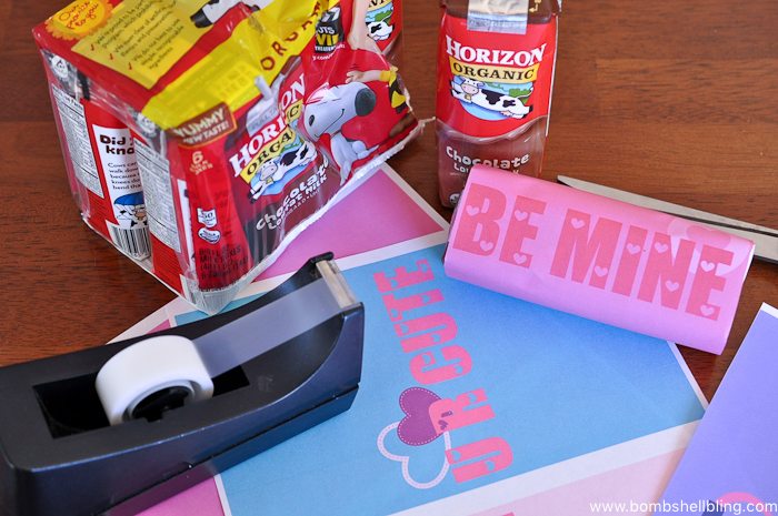 These Valentine's Day printable milk box wrappers are perfect to make drinks for a class party or lunchbox extra cute this February! FREE to download now.