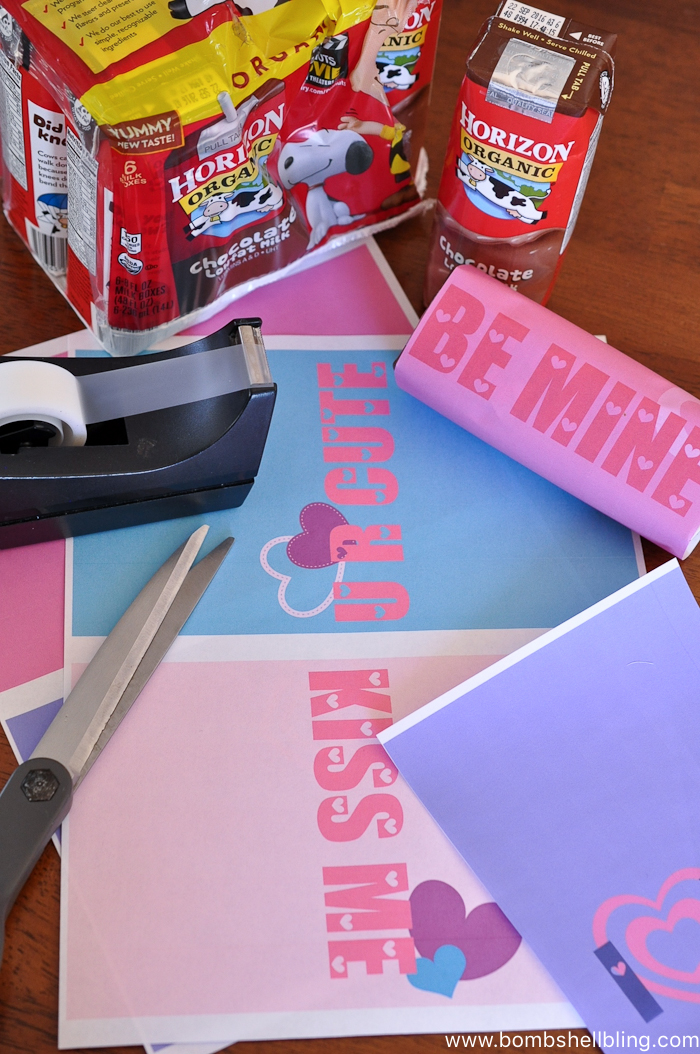 These Valentine's Day printable milk box wrappers are perfect to make drinks for a class party or lunchbox extra cute this February! FREE to download now.