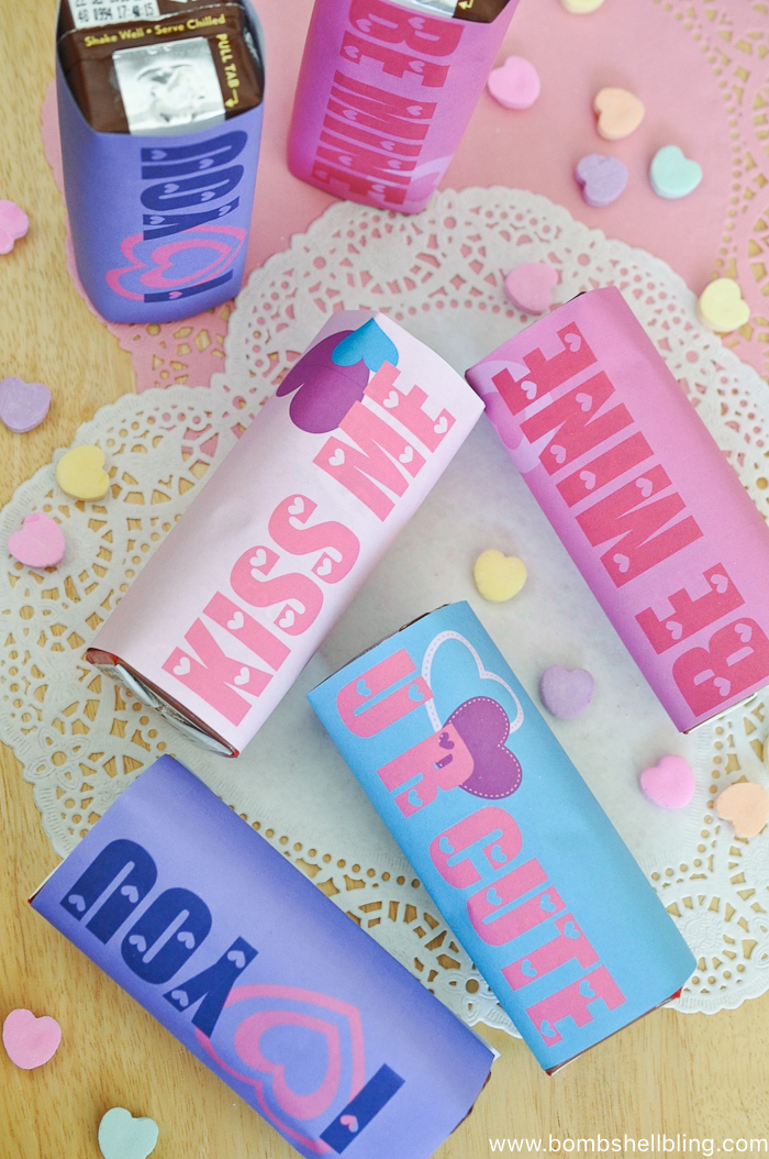 These Valentine's Day printable milk box wrappers are perfect to make drinks for a class party or lunchbox extra cute this February! FREE to download now.