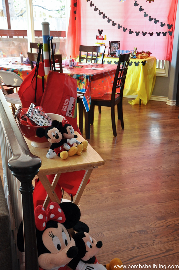 Room decor for disney junior birthday party