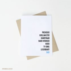 FREE Printable Father’s Day Card