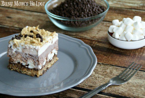 Frosty S’more Brownie Bars