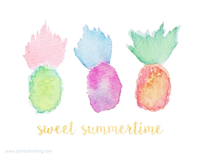 Pineapple Printable Sample