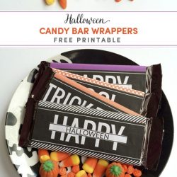 Halloween Candy Bar Wrappers Printable