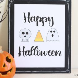 Happy Halloween Free Printable