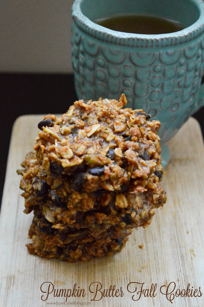 These DELICIOUS pumpkin butter breakfast cookies are SO easy to make and the PERFECT Fall snack!