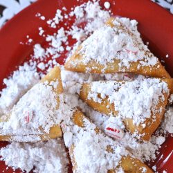 Candy Cane Beignets Recipe