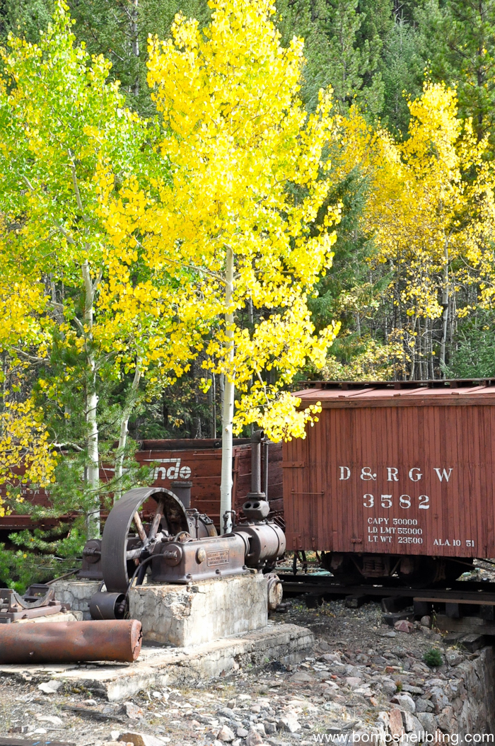 The Georgetown Loop Railroad in the Colorado Mountains