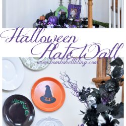 Halloween Plate Wall