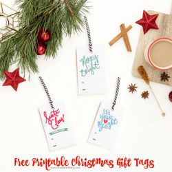 FREE Printable Christmas Gift Tags