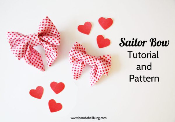 Sailor Bow Tutorial and Pattern