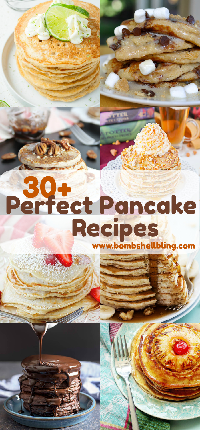 Pancake recipes collage