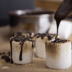 Ganache Filled S’mores Shooters