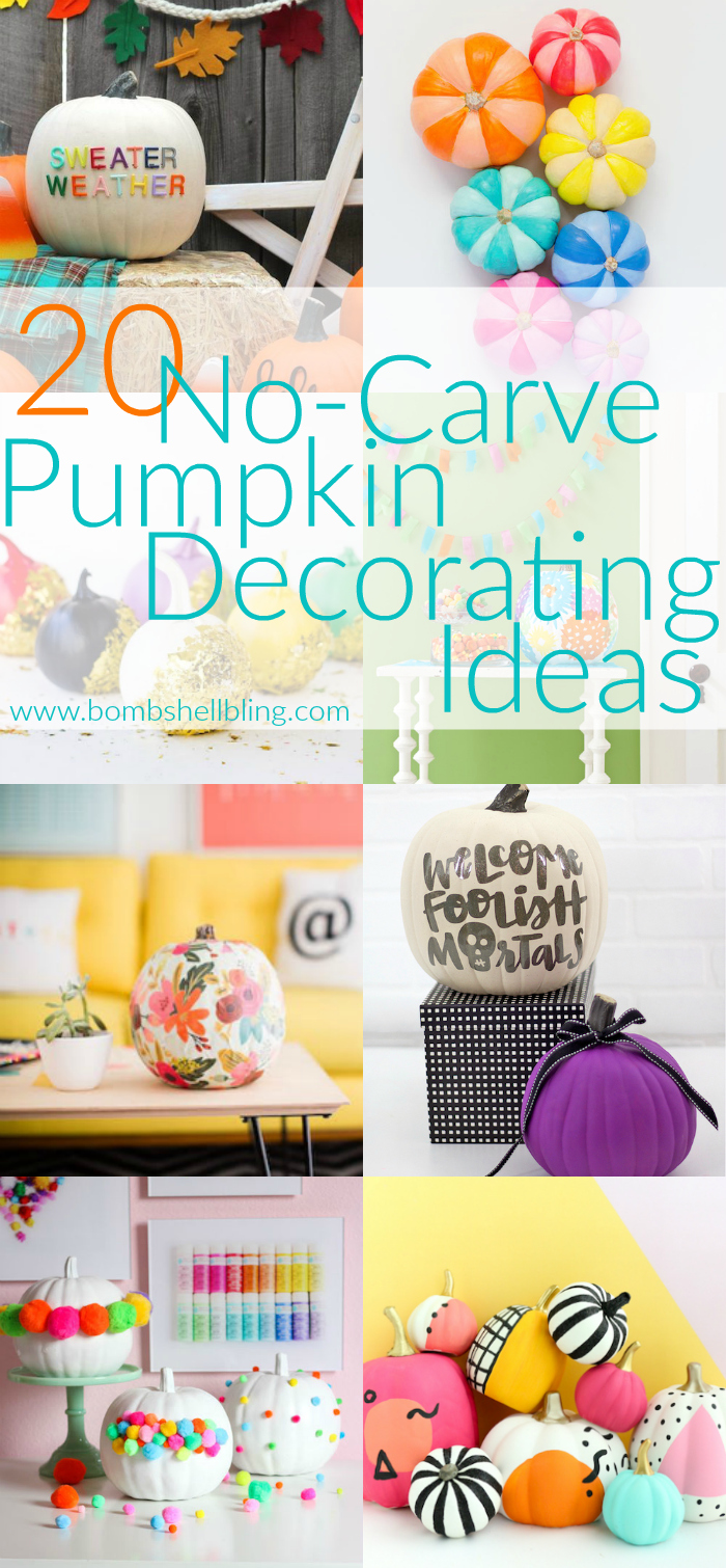 20 No-Carve Pumpkin Decorating Ideas