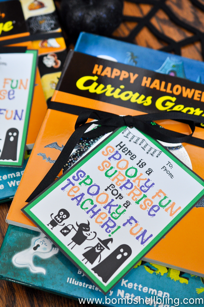 Grab this free Halloween Teacher Gift Printable to surprise your child's teacher with something fun this October!