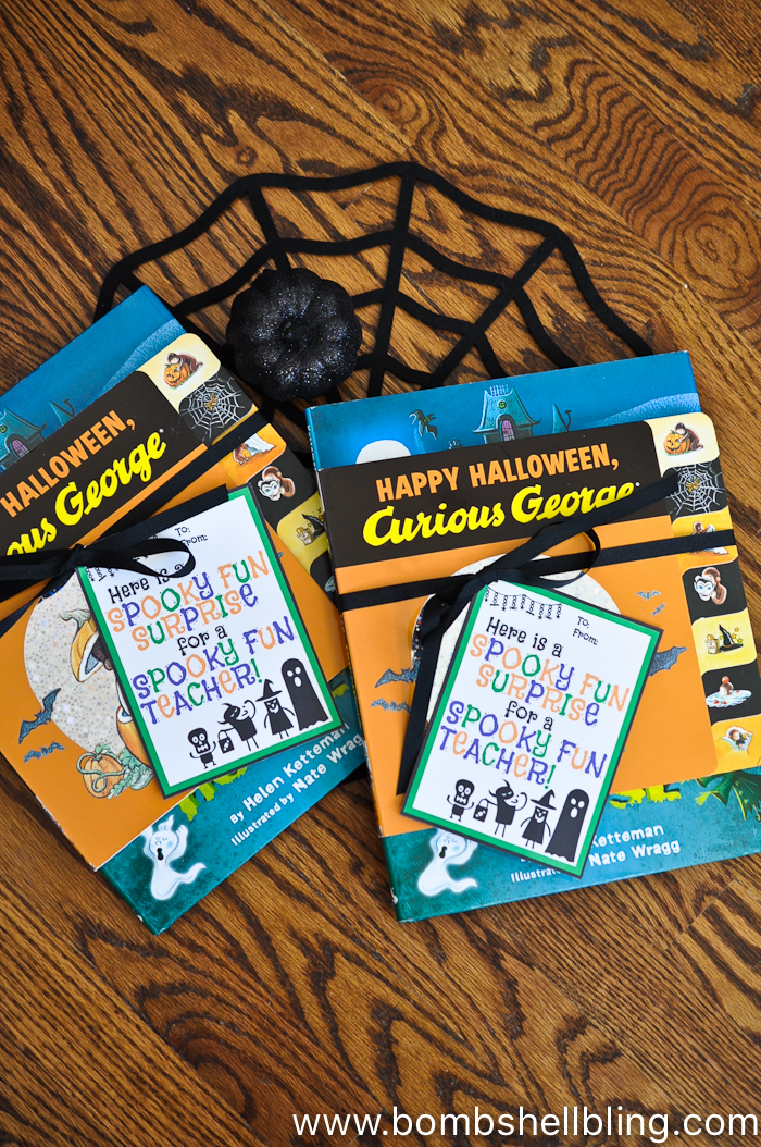 Grab this free Halloween Teacher Gift Printable to surprise your child's teacher with something fun this October!