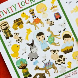 Nativity Look and Find Printable