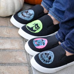 Glow-in-the-Dark Nightmare Before Christmas Shoes