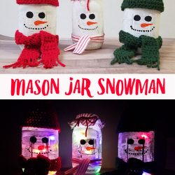 Mason Jar Snowman