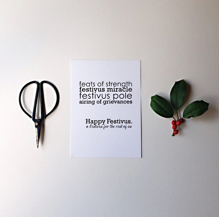 This Festivus printable is the perfect offbeat decoration choice for any Seinfeld fan! This free printable is available for download now!