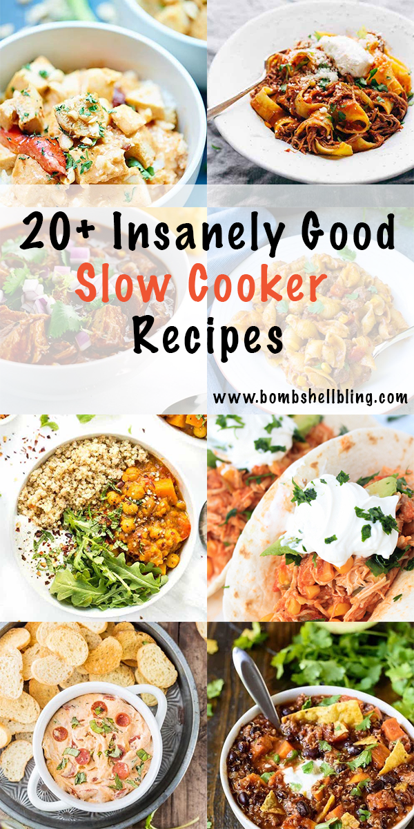 Slow Cooker Recipes - 20 Insanely Good Recipes to Try!