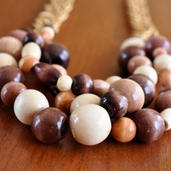 Wooden Statement Necklace Tutorial