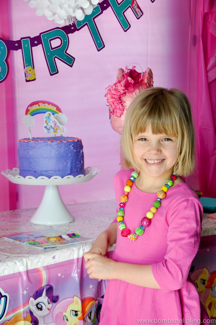 This My Little Pony birthday party could not be cuter! The little girls have a ball making friendship bracelets, getting "cutie marks," pony racing and more!
