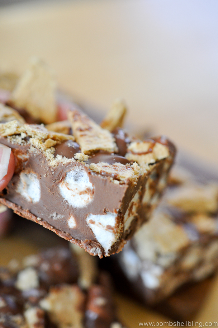 These peanut butter s'mores bars come together in minutes. They are rich and intense, sure to delight your tastebuds! Try them today!