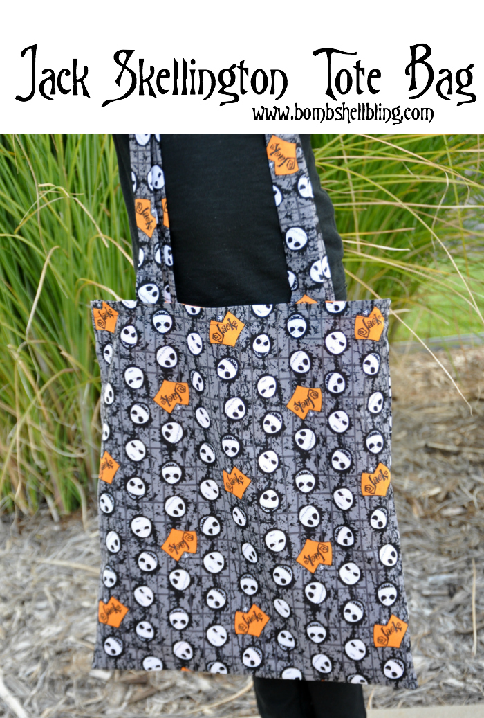 This Jack Skellington Tote Bag is perfect for trick-or-treating or for hauling around any number of things all October long!