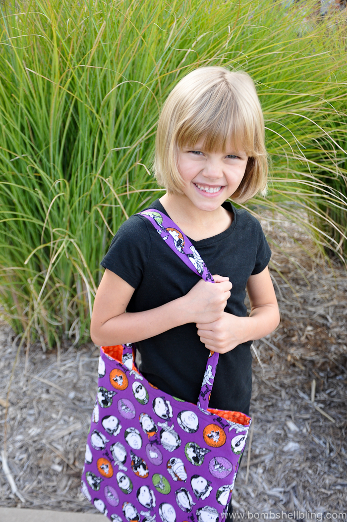 This Great Pumpkin Tote Bag is perfect for trick-or-treating or for hauling around any number of things all October long!