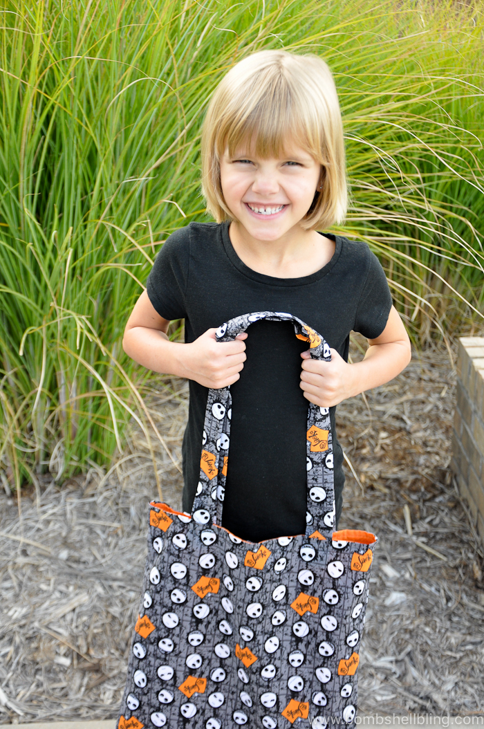 This Jack Skellington Tote Bag is perfect for trick-or-treating or for hauling around any number of things all October long!