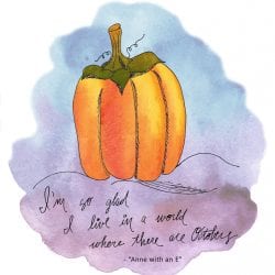 Anne of Green Gables October Quote Printable