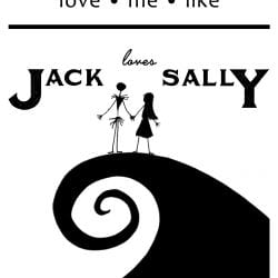 Jack and Sally Printable