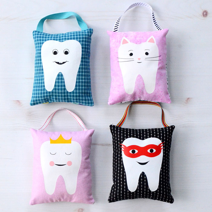 Tooth Fairy Pillow Sewing Tutorial with Free Cut File