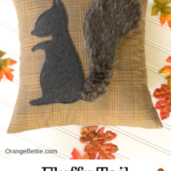 Fluffy Tail Squirrel Pillow – Free Sewing Pattern