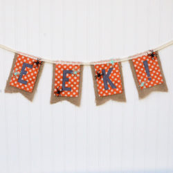 EEK! DIY Halloween Garland – Free Sewing Pattern